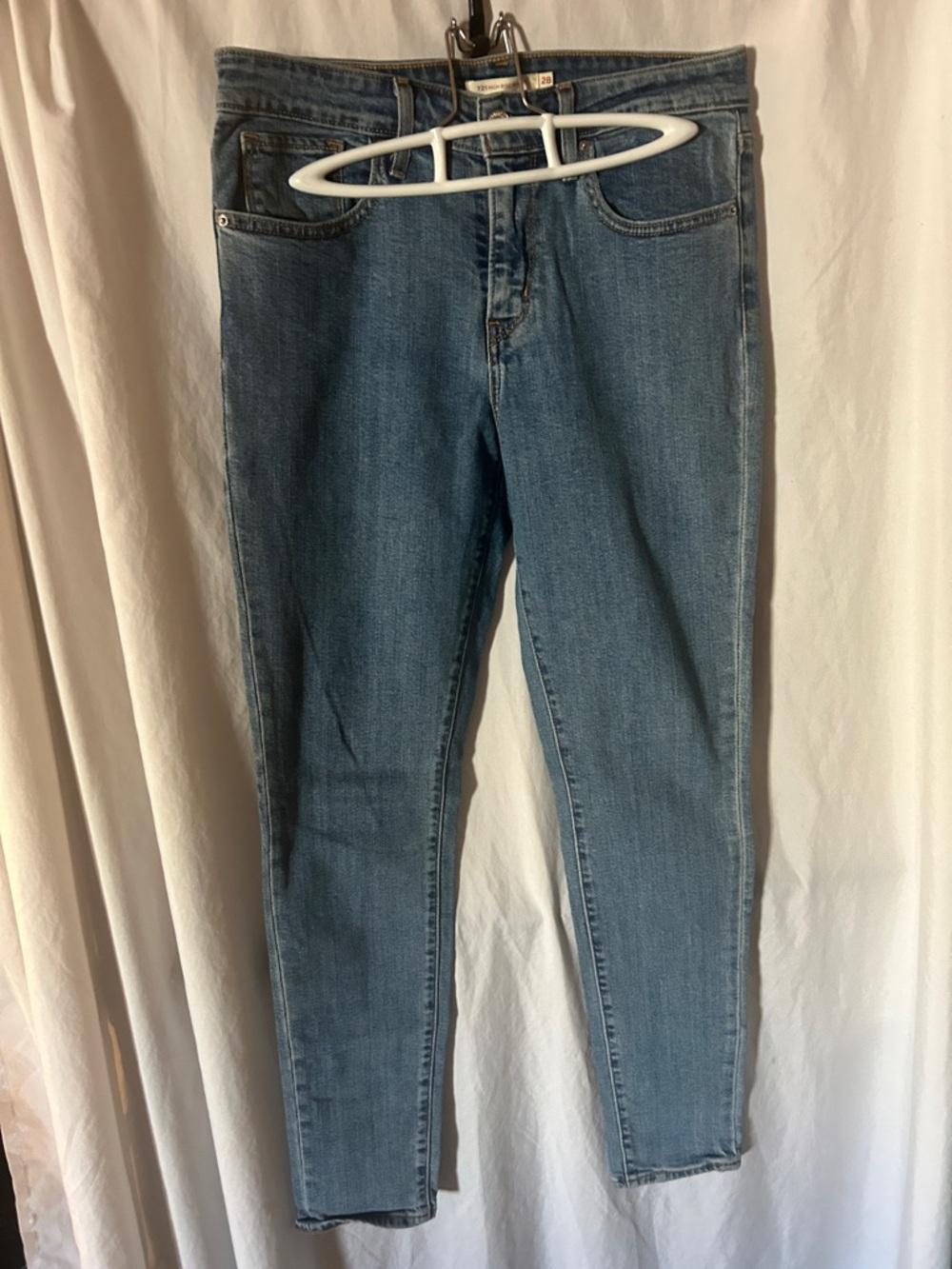 Women’s Blue High-Rise Slim Jeans LEVIS